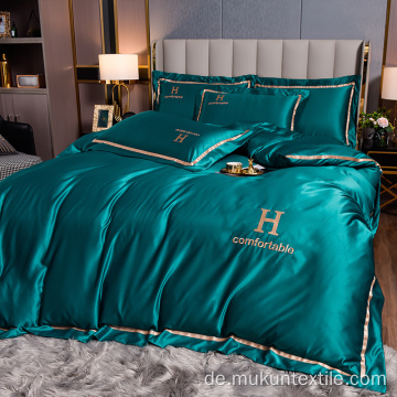 Luxus Europäischer glänzender Bett Bettwäsche-Bett